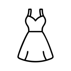 halter dress clothing dresses line drawn outline vector art - illustration of halter dress fashion clothes isolated transparent background