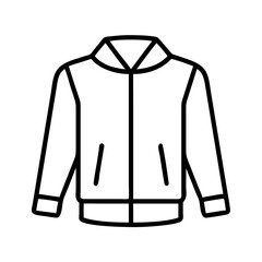jacket clothing dresses line drawn outline vector art - illustration of jacket fashion clothes isolated transparent background