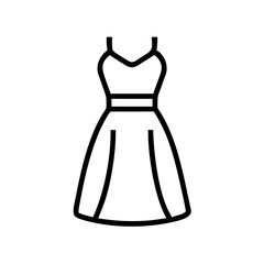 maxi dress clothing dresses line drawn outline vector art - illustration of maxi dress fashion clothes isolated transparent background