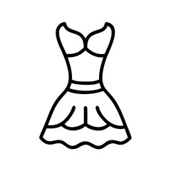 mermaid dress clothing dresses line drawn outline vector art - illustration of mermaid dress fashion clothes isolated transparent background