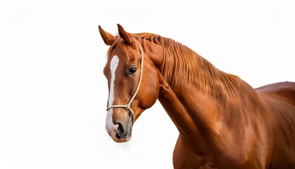 Obraz premium horse isolated on white background
