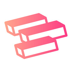 firewood gradient icon