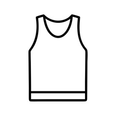 undershirt clothing dresses line drawn outline vector art - illustration of undershirt fashion clothes isolated transparent background