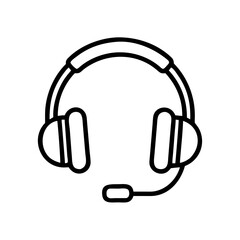 Headphones for Online Learning Icon Design