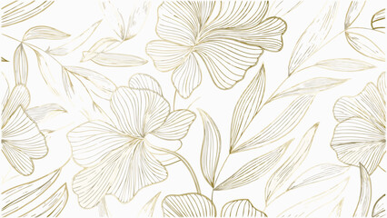 vector fantasy art deco flower pattern  gold on wh (1).eps