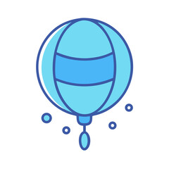Inflatable Water Balloon Toy Icon Design