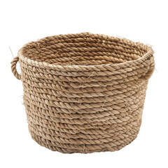 Obraz premium Wicker basket isolated on transparent background