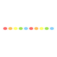 Colorful page border. Vector illustration 