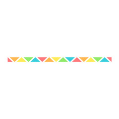 Colorful page border. Vector illustration 