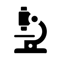 Laboratory Microscope Equipment Icon Design