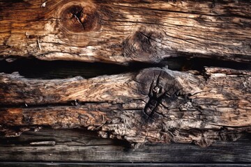 wood texture, abstract wooden background. Generative AI.