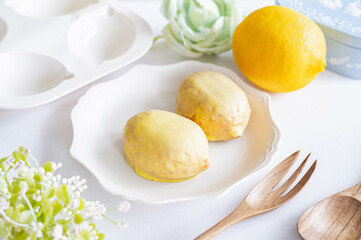 手作りレモンケーキ