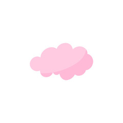 Cloud shape sticker icon