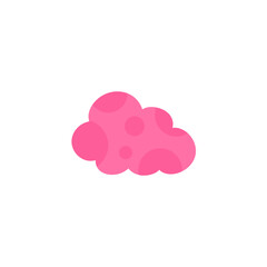 Cloud shape sticker icon
