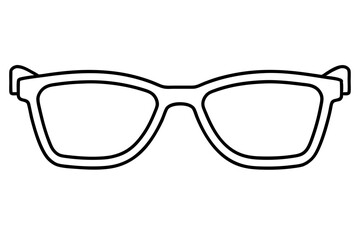 Sunglasses Line Art Vector Illustration