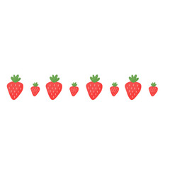 Cute Decorative Strawberry Border