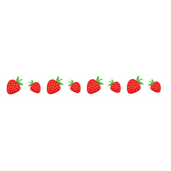 Cute Decorative Strawberry Border