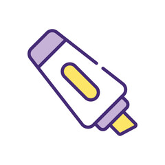 Highlighter  Icon vector stock illustration