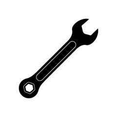 Wrench Silhouette vector illustration