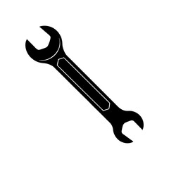 Wrench Silhouette vector illustration