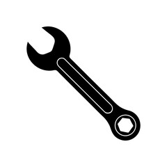 Wrench Silhouette vector illustration