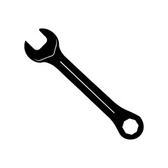 Wrench Silhouette vector illustration
