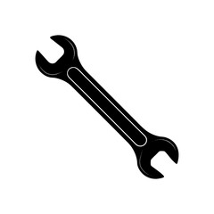 Wrench Silhouette vector illustration