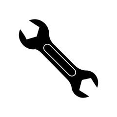 Wrench Silhouette vector illustration