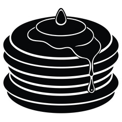 vector illustration of a cake