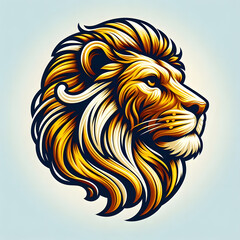 lion head vector