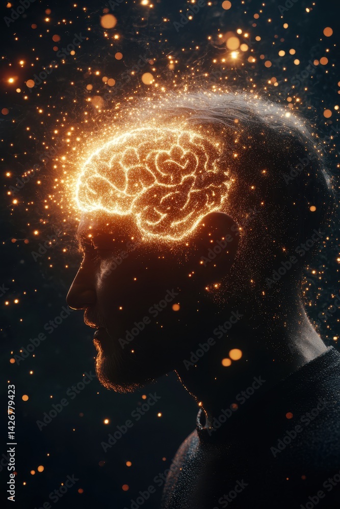 Poster illuminated mind: a visual representation of human intelligence and cognitive processes