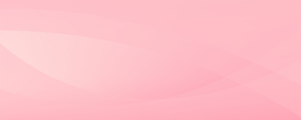 Soft gradient pastel waves simple background. Fluid glamour pattern in rose pink color, liquid lines in motion. Gradient vector texture for landing page, apps, woman poster,