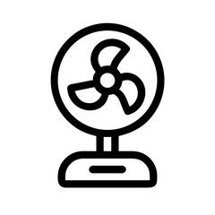 Obraz premium Oscillating Table Fan Appliance Icon Design