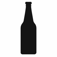 Beer Bottle silhouette vector illustration