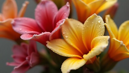 Fototapeta premium orange and yellow flowers