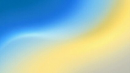 Obraz premium Soft Gradient of Sky Blue Merging into Pale Yellow and Light Gray