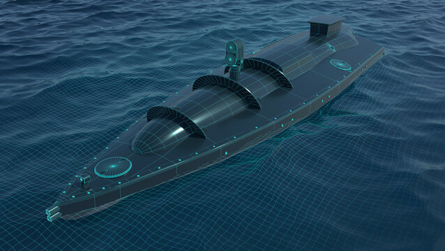 Drone Surface Vehicle Digital