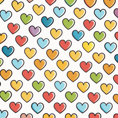 Colorful Heart Pattern