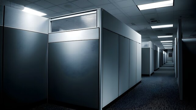of cubicle partition texture in corporate tone