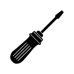 Screwdriver Silhouette vector illustration