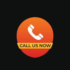 vector Contact us call now banner design
