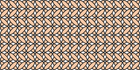 Cross stitch pattern. Cross-stitch frame. Grid Vector illustration.