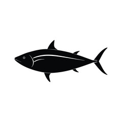 Obraz premium tuna silhouette art
