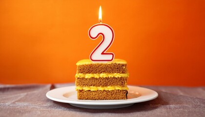 2 number birthday cake. Two number birthday cake.