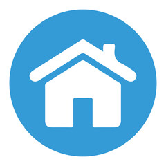 House icon with thin black stock