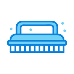 Scrub Brush Cleaner Tool Icon Design