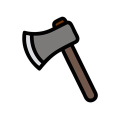 Small Axe or Hatchet Tool Icon Design