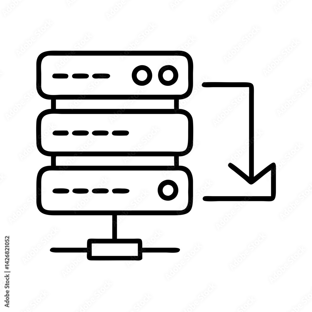 Poster data server storage database network information technology cloud computing system backup recovery