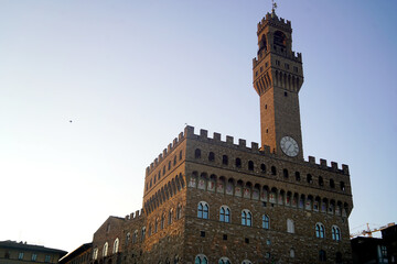 Florence italy, view of Palazzo Vecchio