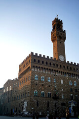 Florence italy, view of Palazzo Vecchio
